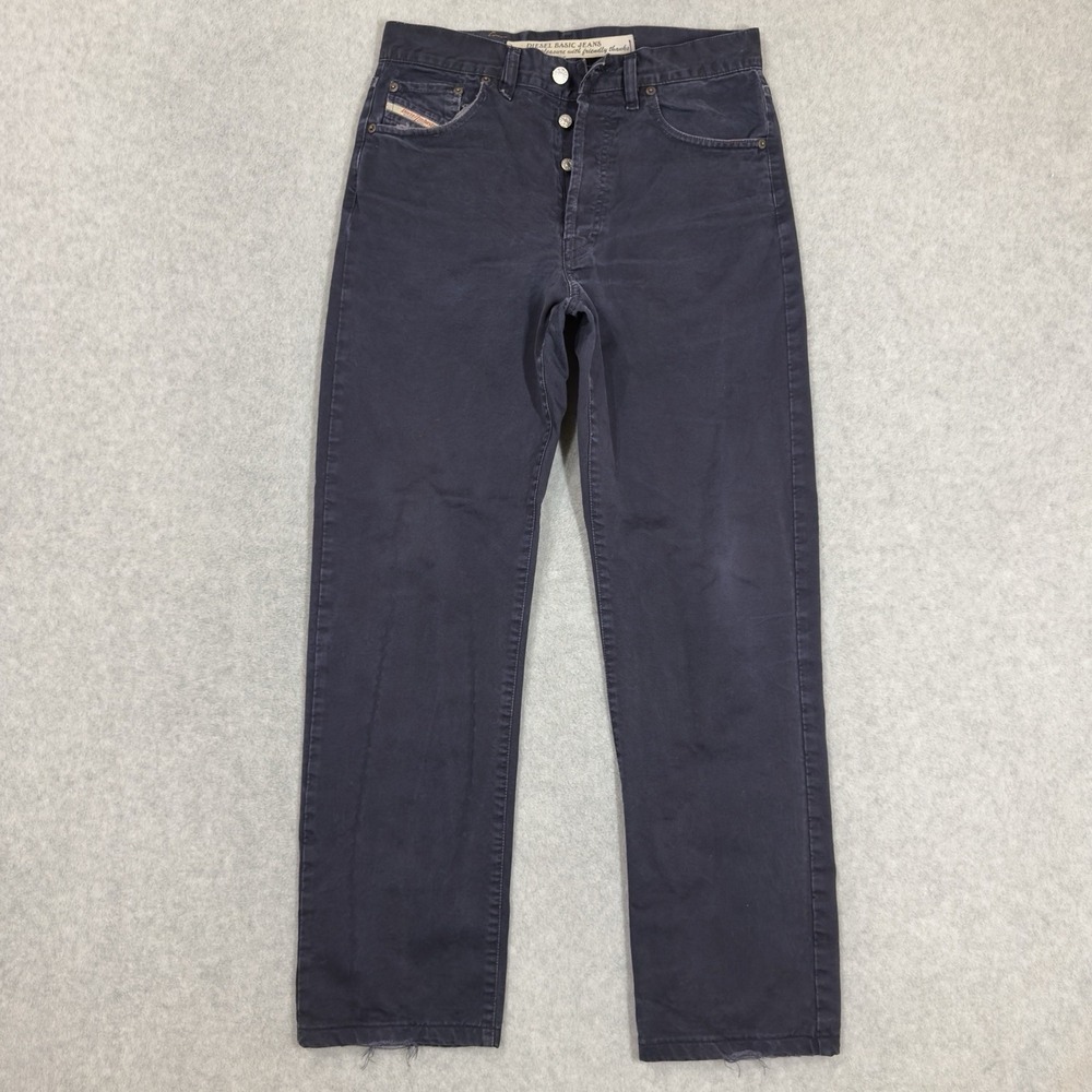 Vintage 90s‎ Diesel Jeans Mens 31x30 Dark Indigo Navy Blue Cheyenne Chino Style